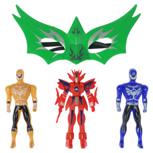 Boneco Herói Com Máscara Kit Com 3 Peças-841314-61907