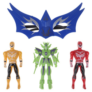 Boneco Herói Com Máscara Kit Com 3 Peças-841314-99872