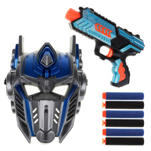 Lança Dardo Com 6 Dardos E Máscara Robô-833073-11151