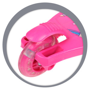 Patinete Com 3 Rodas Irado Com Luz Girl-834645-33855