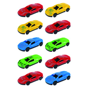 Carrinho Sport Car Racing Roda Livre Com 10 Unidades-837839-41841