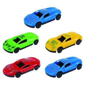 Carrinho Sport Car Racing Roda Livre Com 5 Unidades-837838-75659