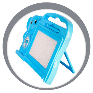 Lousa Mágica Elefante Com Relógio 33x21,5cm-839215-95461