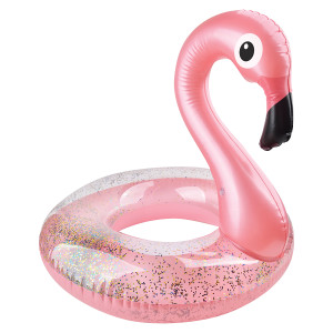 Boia Circular Flamingo Com Glitter 82cm-841834-97231