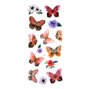 Adesivo Decorativo De Borboletas 40x30cm-840387-30283