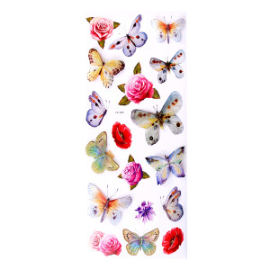 Adesivo Decorativo De Borboletas 40x30cm-840387-92958