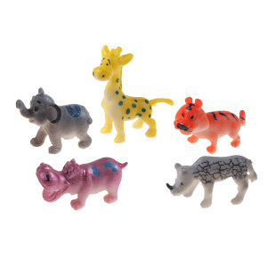 Animais Selvagens Estilo Cartoon Com 5 Peças-839305-12041