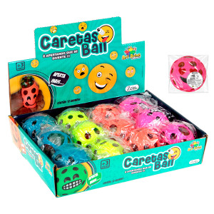 Bola Com Caretas De Apertar 6cm-839115-49112