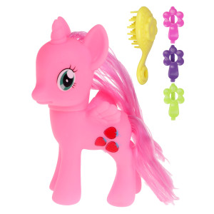 Pônei Com 4 Acessórios Na Cartela-839407-85955