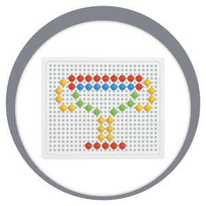 Quadro Para Desenho Com Pinos 16x14cm-839319-12223