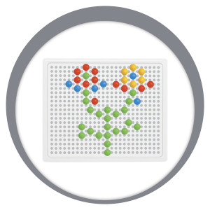 Quadro Para Desenho Com Pinos 16x14cm-839319-39958