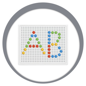 Quadro Para Desenho Com Pinos 16x14cm-839319-46770