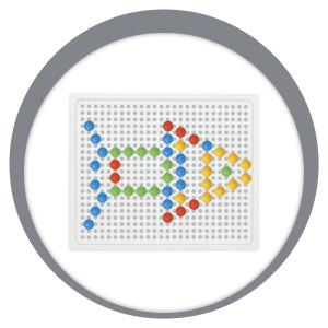 Quadro Para Desenho Com Pinos 16x14cm-839319-67345