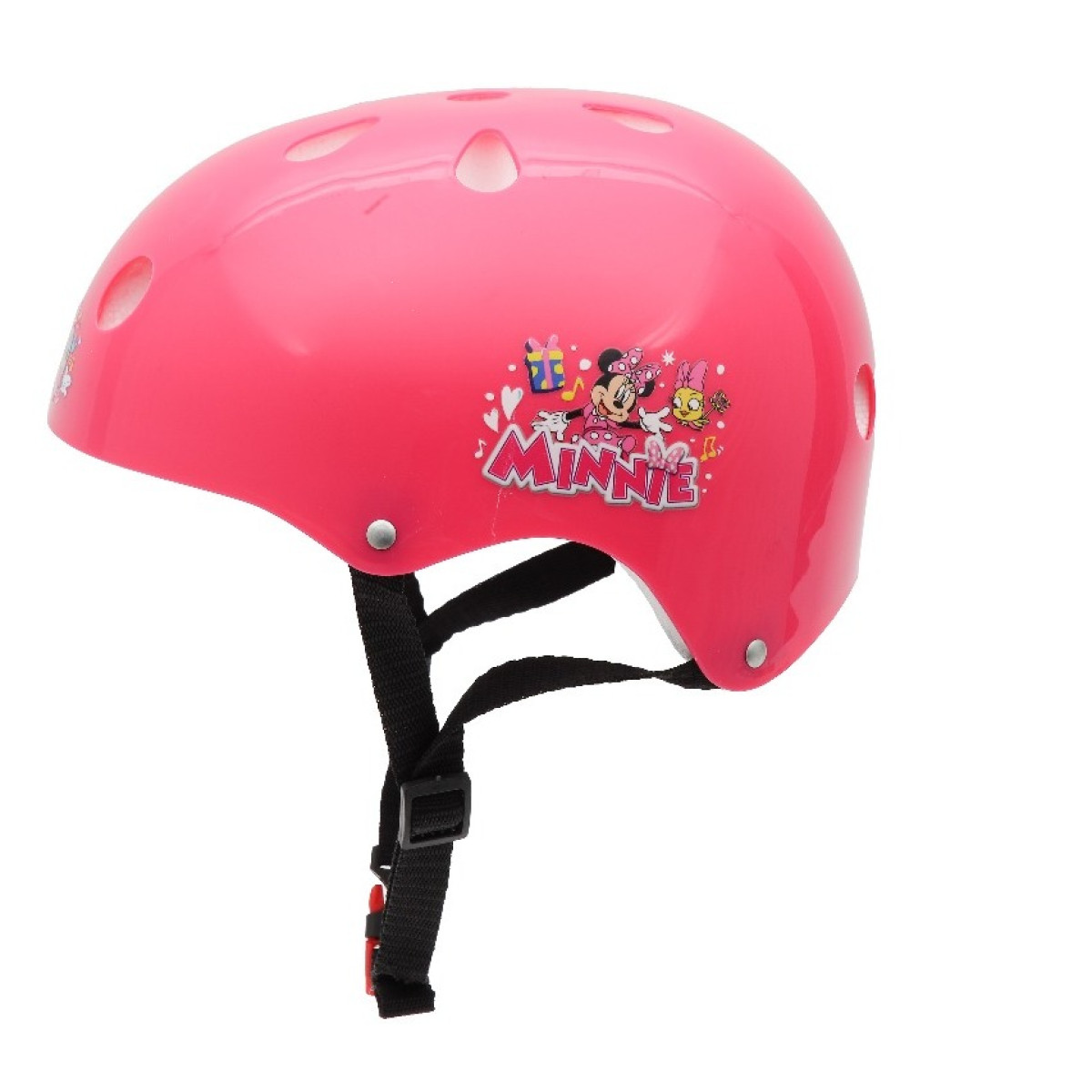 Esporte E Movimento Kit De Proteção Com Capacete Minnie 58 Cm - Caixa Litografada