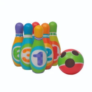 Esporte E Movimento Kit De Boliche Soft 15 Cm - Caixa Litografada