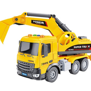 Caminhão Escavadeira Com Luz E Som – 25cm-10477-918