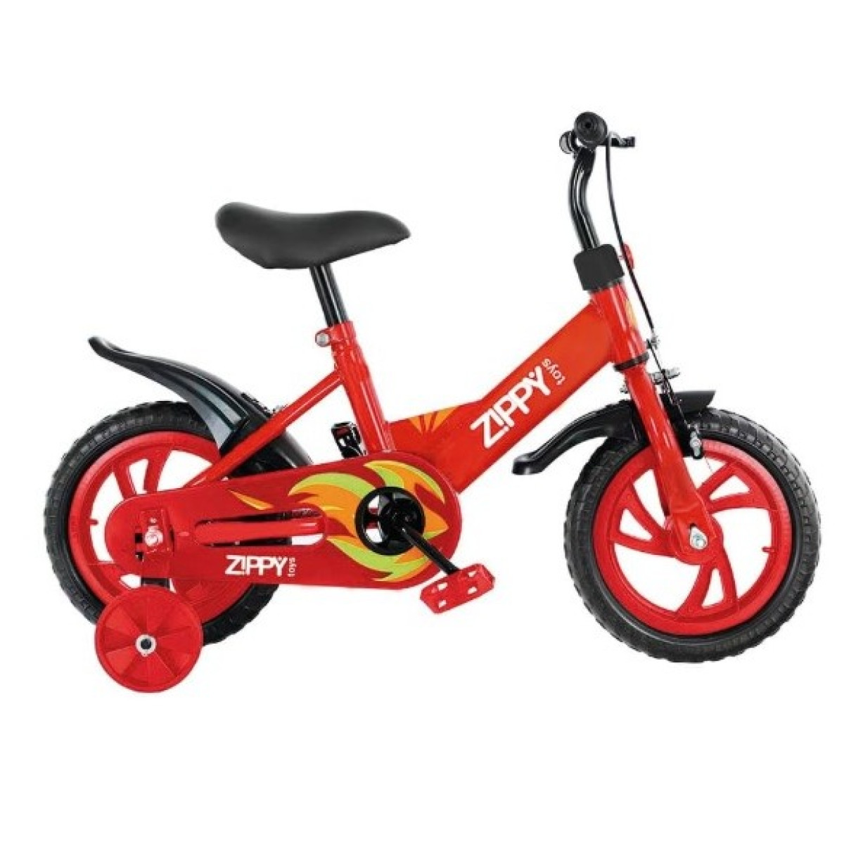 Brinquedo Bicicleta Aro 12 Vermelha Resistente E Segura 84 Cm - Caixa Litografada