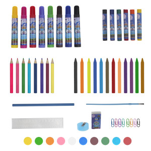 Kit Escolar Maleta 51 Peças Menino-839138-54134