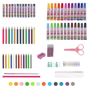 Kit Escolar Maleta 98 Peças Menina-839137-38865