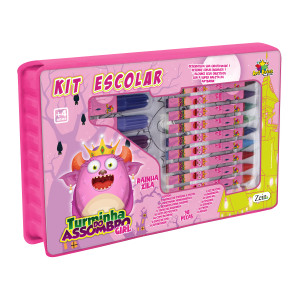 Kit Escolar Maleta 98 Peças Menina-839137-81427