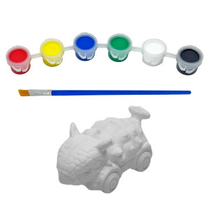 Dinocar Para Colorir Com Aquarela-843749-18790