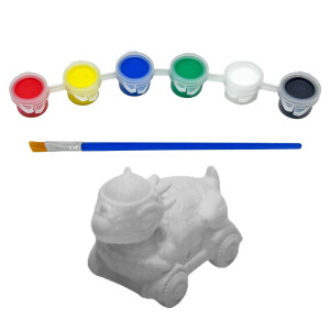 Dinocar Para Colorir Com Aquarela-843749-86830