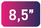 8,5"